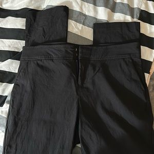 Trouser Straight Deluxe Stretch Mid-Rise Pant SIZE 12 Tall.